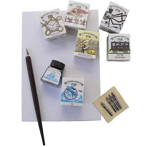 W&N CALLIGRAPHY SET 12+1 PARTS 1190201