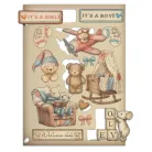 STAMPERIA BABY ДЪРВЕНИ ФИГУРКИ ЗА ДЕКОРАЦИЯ KLSP193