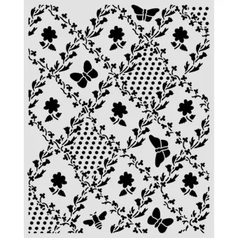 STAMPERIA DAISY ART ШАБЛОН 12 Х 25 СМ - KSTDL198