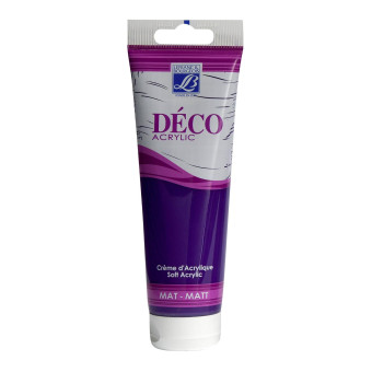 L&B ACRYLIC PAINT DECO MAT 120 ML - BILBERRY 643