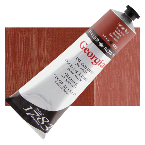 DALER ROWNEY OIL PAINT GEORGIAN 225 ML. - INDIAN RED
