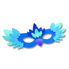 FOLIA 3D GUMIRANA PAPER 20/29 CM 2 MM 10 SHEETS - BLUE MIX