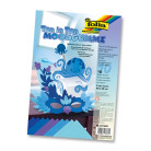 FOLIA 3D GUMIRANA PAPER 20/29 CM 2 MM 10 SHEETS - BLUE MIX