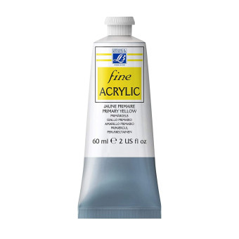 L&B АКРИЛНА БОЯ FINE 60 МЛ - PRIMARY YELLOW 153