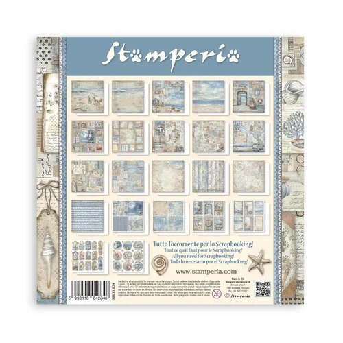 STAMPERIA SILENT SEA БЛОКЧЕ 30,5/30,5 СМ - SBBXLB24