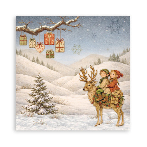 STAMPERIA SILENT NIGHT БЛОКЧЕ ХАРТИЯ 20,3/20,3 СМ - SBBSXB28