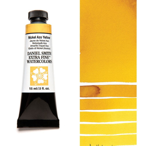 DANIEL SMITH WATERCOLOUR PAINT 15ML - NICKEL A YELLOW 284600061