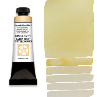 DANIEL SMITH WATERCOLOUR PAINT 15ML - BRILLIANT YELLOW NO.1