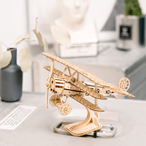 ROBOTIME 3D ДЪРВЕН ПЪЗЕЛ AIRPLANE 145 ЧАСТИ TG301