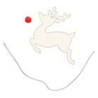 DOCRAFTS ДЪРВЕНИ ФИГУРКИ ЗА ДЕКОРАЦИЯ - REINDEER PMA 359931