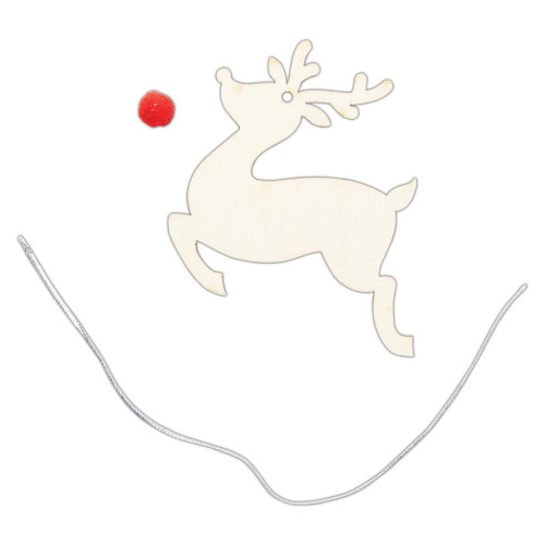 DOCRAFTS ДЪРВЕНИ ФИГУРКИ ЗА ДЕКОРАЦИЯ - REINDEER PMA 359931