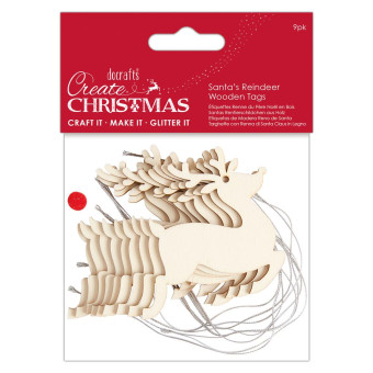 DOCRAFTS ДЪРВЕНИ ФИГУРКИ ЗА ДЕКОРАЦИЯ - REINDEER PMA 359931