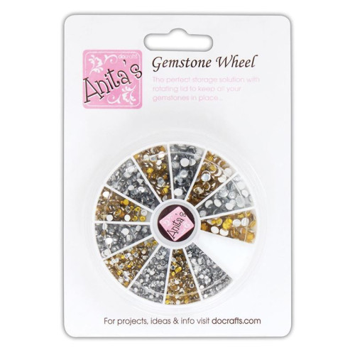 DOCRAFTS SEMI-SPHERICAL GOLD AND SILVER PEARLS - ANT3721002