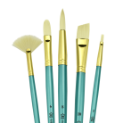 R&L MENTA ЧЕТКИ СИНТЕТИКА КОМПЛЕКТ 5 БР RMEN-SET382