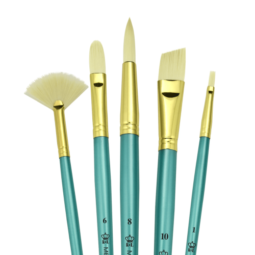 R&L MENTA ЧЕТКИ СИНТЕТИКА КОМПЛЕКТ 5 БР RMEN-SET382