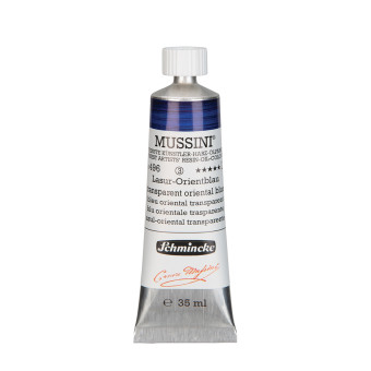 SCHMINCKE OIL PAINT 35 ML MUSSINI TRANSPARENT ORIENTAL BLUE