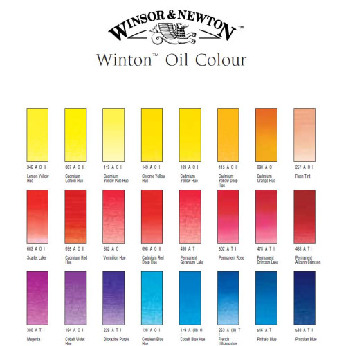 W&N OIL PAINT WINTON 37 ML. - CADMIUM ORANGE