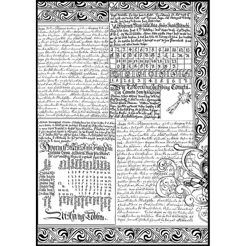 STAMPERIA CLEAR PRINTS A4 SBA419