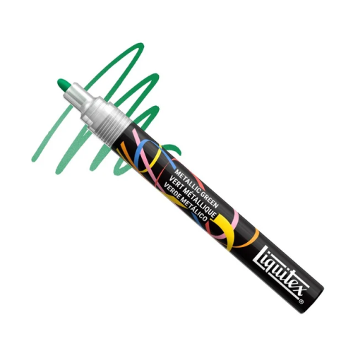 LIQUITEX АКРИЛЕН МАРКЕР 2MM - METALLIC GREEN