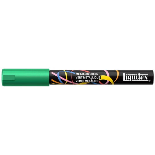 LIQUITEX АКРИЛЕН МАРКЕР 2MM - METALLIC GREEN