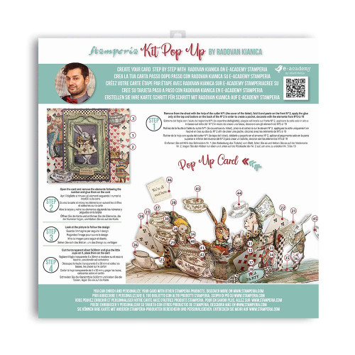 STAMPERIA POP UP KIT 3D CARD - SBPOP01