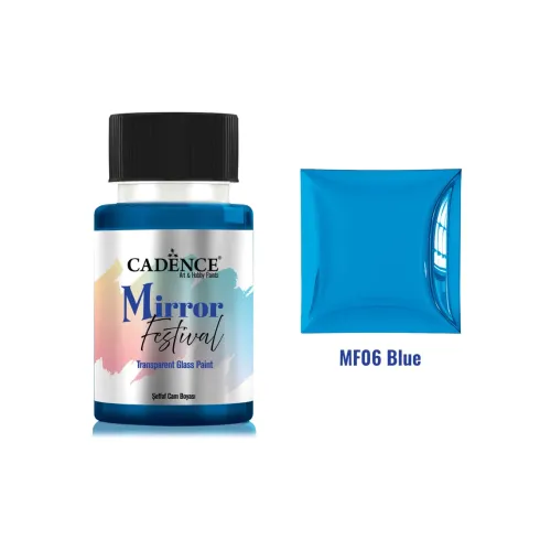 CADENCE GLASS PAINT MIRROR FESTIVAL 50ML. - BLUE MF-06