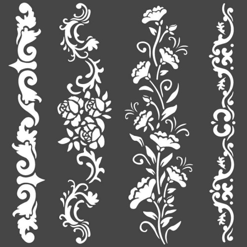 STAMPERIA MEDIA STENCIL - ШАБЛОН 18 Х 18 СМ - KSTDQ54