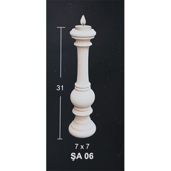 NEWART CANDLEHOLDER FOR DECORATION H: 31 CM. - SA 06