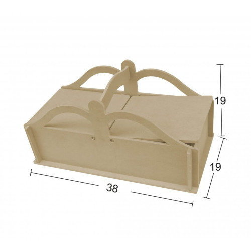 NEWART MDF BASKET 42.5/25/27CM - MT 16