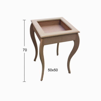 NEWART MDF SQUARE TABLE 50/50/70CM - D 27