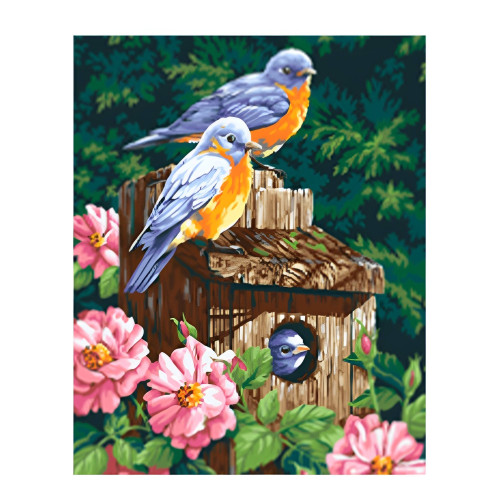 NEWART PAINTING BY NUMBERS SET 50/40CM. - W5596