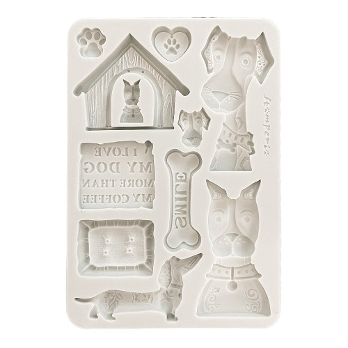 STAMPERIA FURRY FRIENDS SILICONE MOLD KACMA590