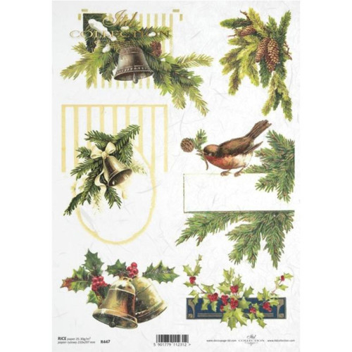 ITD COLLECTION DECOUPAGE RICE PAPER A4 - R0447