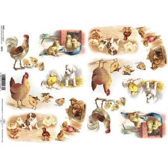 ITD COLLECTION DECOUPAGE RICE PAPER A4 - R0473