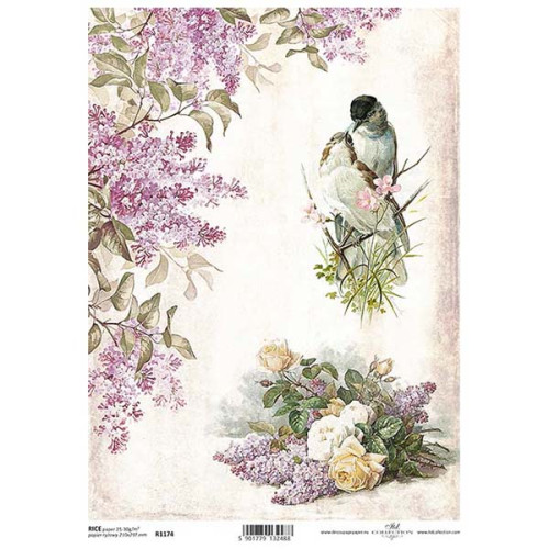 ITD COLLECTION DECOUPAGE RICE PAPER A4 - R1174