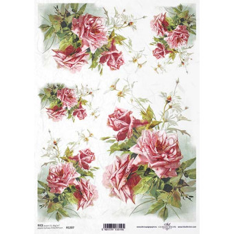 ITD COLLECTION DECOUPAGE RICE PAPER A4 - R1207