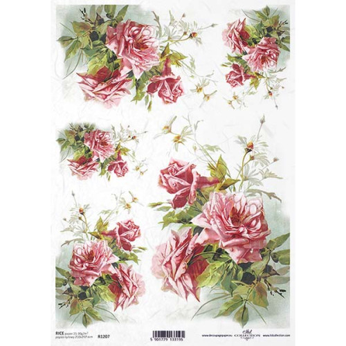 ITD COLLECTION DECOUPAGE RICE PAPER A4 - R1207