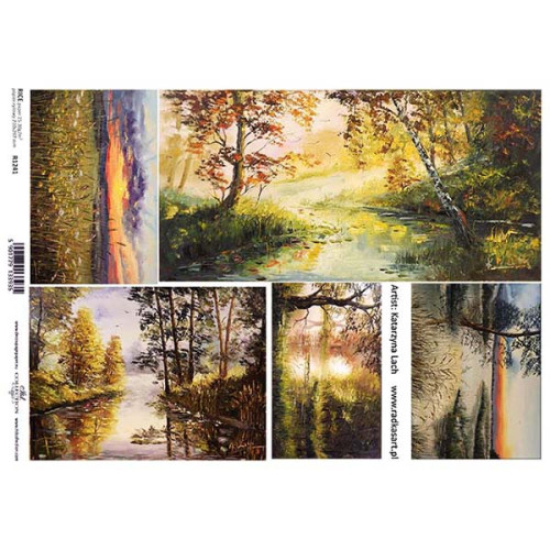 ITD COLLECTION DECOUPAGE RICE PAPER A4 - R1241