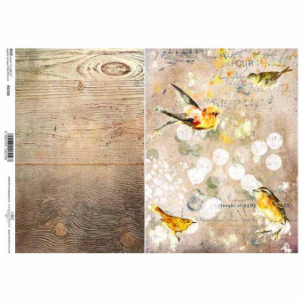 ITD COLLECTION DECOUPAGE RICE PAPER A4 - R1544