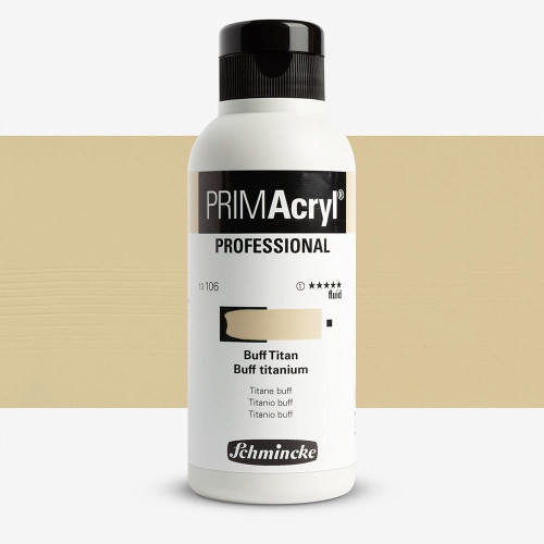 SCHMINCKE АКРИЛНА БОЯ 250 МЛ PRIMACRYL BUFF TITANIUM FLUID