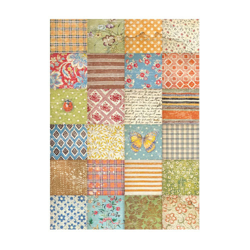 STAMPERIA SUNFLOWER ART DECOUPAGE PAPER 8 PCS A6 DFSAK6004