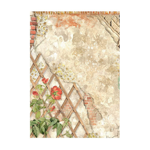 STAMPERIA SUNFLOWER ART DECOUPAGE PAPER 8 PCS A6 DFSAK6004