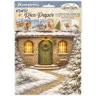 STAMPERIA SILENT NIGHT DECOUPAGE PAPER 8PCS A6 DFSA6X09