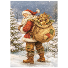 STAMPERIA SILENT NIGHT DECOUPAGE PAPER 8PCS A6 DFSA6X09