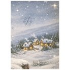 STAMPERIA SILENT NIGHT DECOUPAGE PAPER 8PCS A6 DFSA6X09
