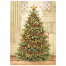 STAMPERIA SILENT NIGHT DECOUPAGE PAPER 8PCS A6 DFSA6X09