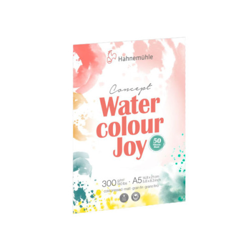 HAHNEMUHLE CONCEPT WATERCOLOUR JOY 300ГР, 14,8/21СМ, 50Л.