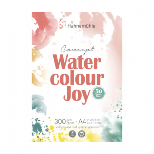 HAHNEMUHLE CONCEPT WATERCOLOUR JOY 300ГР, 21/29,7СМ, 50Л.