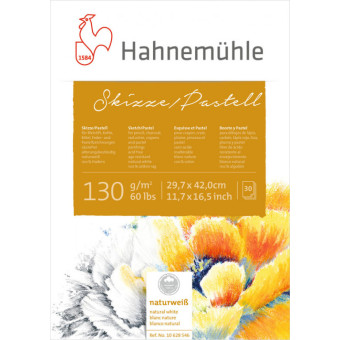 HAHNEMUHLE СКИЦНИК SKIZZE/PASTELL 130 ГР. 29,7/42 СМ 30 Л