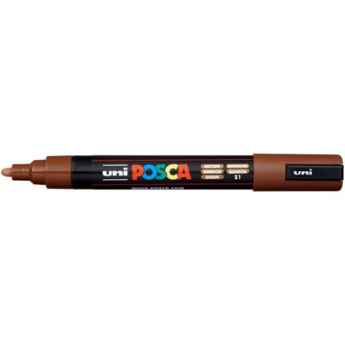 POSCA АКРИЛЕН МАРКЕР PC-5M, 1.8-2.5 MM - BROWN